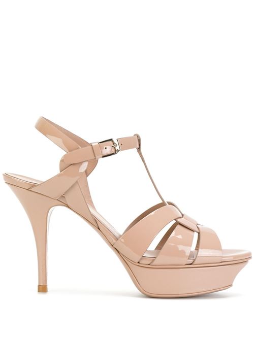 patent leather tribute platform sandals SAINT LAURENT | 457755B8I009935